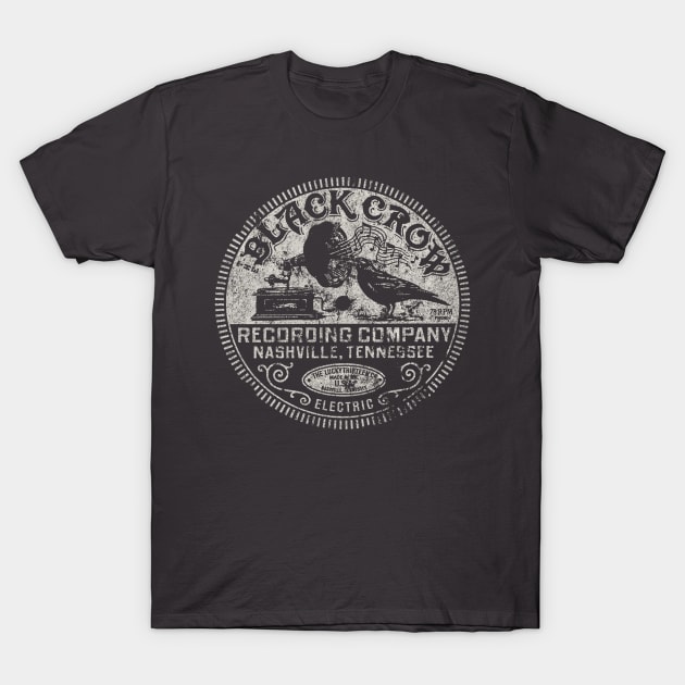 Black Crow Recording Company T-Shirt by retrorockit